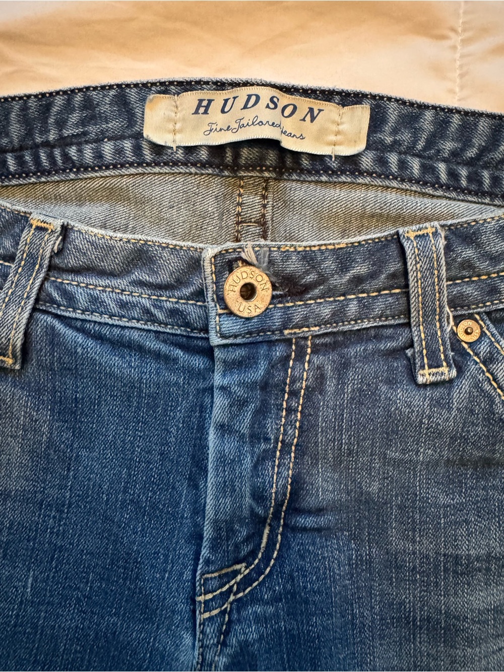 Hudson Jeans Women's Light Blue Flare Denim - Picture 5 of 7